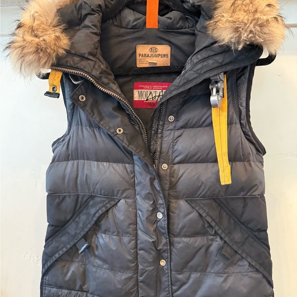 Parajumpers Black Puffer Jacket with Fur Hood - Picture 9 of 10